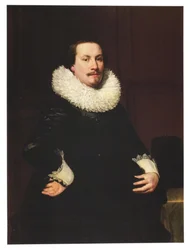 白いラフの男の肖像